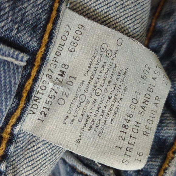 Vintage Gap Bootcut Mid Rise Retro Perfect Fit Blue Jeans size 16 - Picture 10 of 12